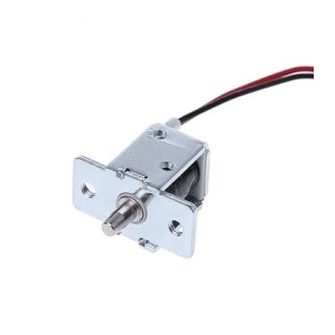 Imagem de Trava solenoide eletromagnética para gaveta de porta de armário CC 12V 0,5 A fechadura inteligente de design fino DWBPGVUN