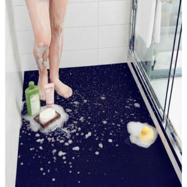 Imagem de Tapete Antiderrapante Banheira Box Deck Piscina varias medidas(Azul,1x60)
