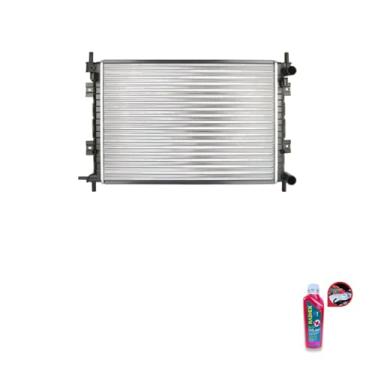 Imagem de Kit Radiador Ford Courier Fiesta 00>02 Ka 09>11 + Aditivo Radiador Radiex R1892 Rosa Pronto Uso