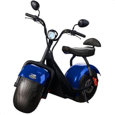 Imagem de Scooter Elétrica 1000W Tui 2 Lugares Autonomia 60km Sem Cnh Azul