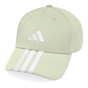 Imagem de Boné Adidas Baseball Três Listras New Logo Bege Claro e Branco-Unissex