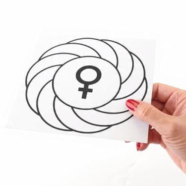 Imagem de Placa Radiestesia Radiônica 17x17 Cm - TURBILHÃO com VÊNUS