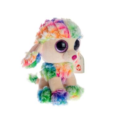 Imagem de Boneca de brinquedo de pelúcia colorida Poodle 20cm