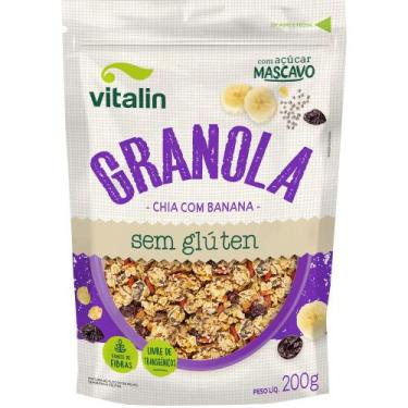 Imagem de Granola Chia com Banana sem Glúten Vitalin 200g
