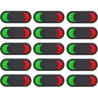 Imagem de TEHAUX 15 peças de placa de porta de privacidade, placa de porta deslizante de privacidade em branco sinal oval aberto fechado sinal 10 * 4 cm sinais de porta de escritório preto sinal de não perturbe
