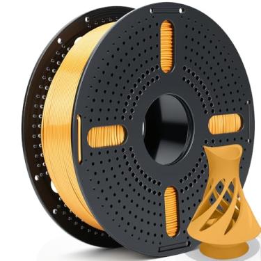 Imagem de Filamento PLA (Dourado), Filamento Pla, Filamento Impressora 3D 1Kg, 1.75mm Efeito Seda Impressora 3D, Temperatura de Impressão 195-230°C
