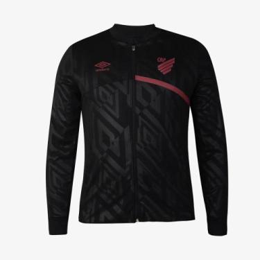Imagem de Jaqueta Athletico Paranaense Hino 2025 Umbro Masculino, G, Preto, Masc