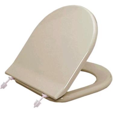 Imagem de Assento Sanitário Calypso Rosa/Pêssego Tampa para Vaso Incepa Almofada