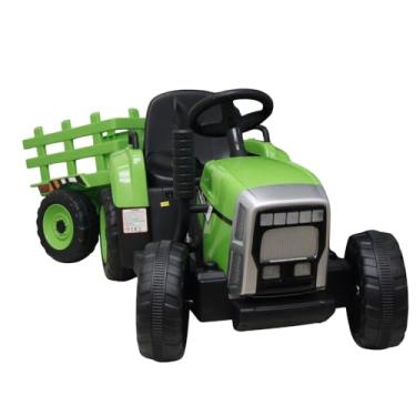 Imagem de Mini Trator Elétrico Infantil Com Caçamba 12V Verde