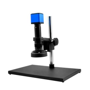 Imagem de Microscópio digital C304 4K com medição automática, câmera HD industrial para reparo de telefone, detecção automática de bordas, gravação de fotos e vídeos