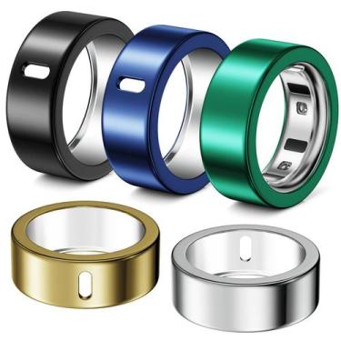 Imagem de Pacote com 5 capas de anel de TPU Hexasider para Oura Ring Gen 3/4 tam