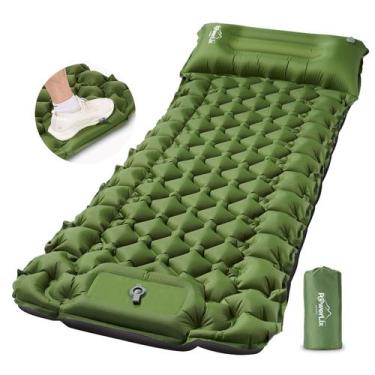 Imagem de Almofada de dormir de acampamento POWERLIX com travesseiro autoinfláve