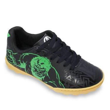 Imagem de Chuteira Society Dray Marvel Hulk Infantil-Masculino