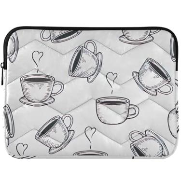 Imagem de Capas para laptop cinza e inchadas para MacBook Air de 13 polegadas, acessórios de computador, capa universal de 13 a 14 polegadas