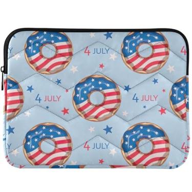 Imagem de Donuts Blue USA linda capa para notebook capa para notebook floral animal buffy capa universal para laptop 13-14 polegadas