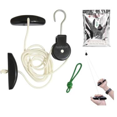 Imagem de AARAM kit de equipamentos de polia de ombro com corda para exercícios em casa e fisioterapia