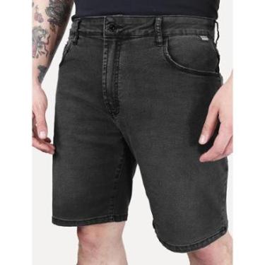 Imagem de Bermuda John John Jeans Masculina Classic Honduras Black Escura-Masculino