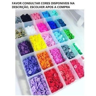 Imagem de 1000 Botões Pressão De Plástico Ritas Colorido N10 Tictac