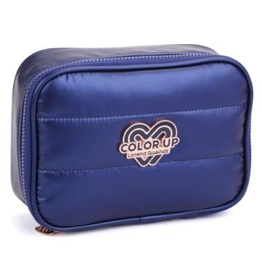 Imagem de Estojo Box Escolar Feminino Juvenil Lorena - Seanite, Azul Marinho