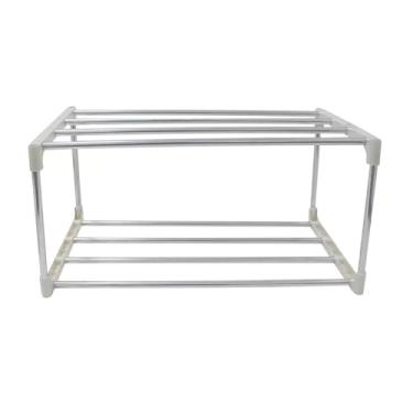 Imagem de Sapateira 4 Pares Prateleira De Sapatos Multiuso Estante Organizador Moderno