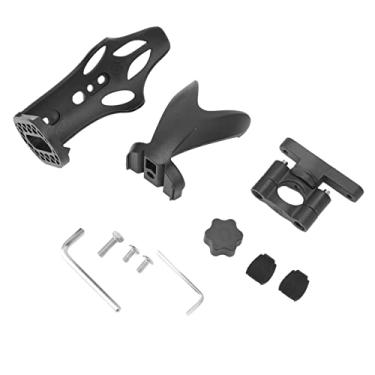 Imagem de Gaiola para garrafa de água de bicicleta, leve, forte, durável, suporte para copo de bebida, para estrada, montanha, híbrido, touring, e-bikes, plástico, liga de alumínio, ajuste (Correção do guiador)