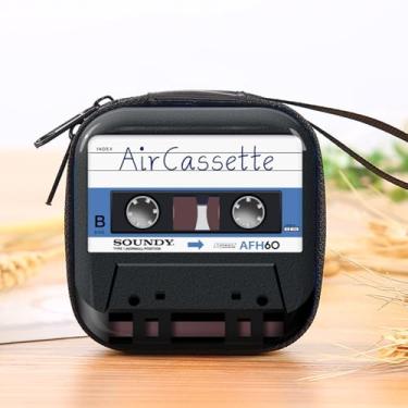 Imagem de Zero Wallets 1 pacote, carteira compacta com tema retrô para itens essenciais diários (console de jogos, fita cassete, estilos de câmera Polaroid), Preto, Tendência