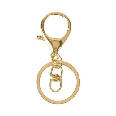 Imagem de Conjunto De Chaveiros De 30mm Com Fecho Lagosta, Corrente De Oito Elos