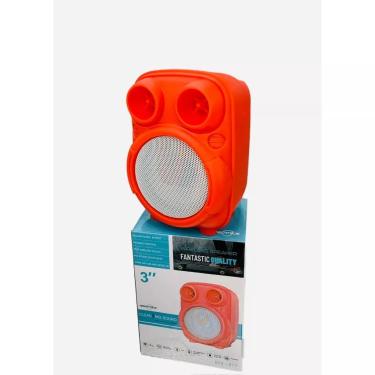 Imagem de Caixa Som Speaker Bluetooth sem Fio Vermelha - Rignel