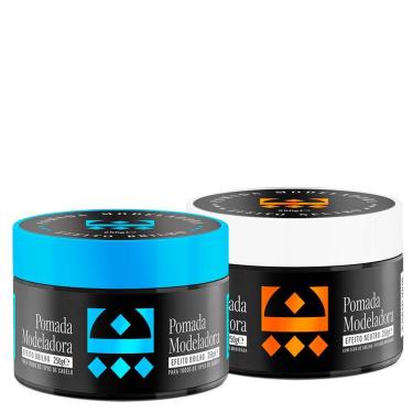 Imagem de Kit Pomada Efeito Brilho + Efeito Neutro Embaixador 250G