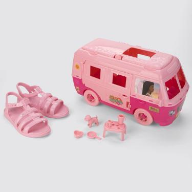Imagem de Sandália Menina Grendene Kids Barbie Road Rosa Claro 23071
