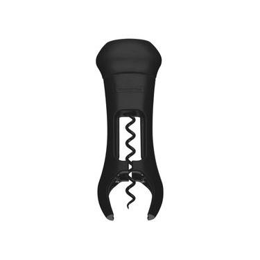 Imagem de Saca-rolhas com Corta Lacres Tramontina Harmoniza em ABS e Aço Inox  Preto