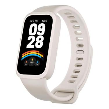 Imagem de Pulseira 2em1 Protetora D2G Para Xiaomi Smart Band 9 Active 1.47 BEGE