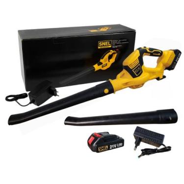 Imagem de Soprador de Folhas a Bateria 21V Com Bico Dobravel RE246 Snel Ferramen