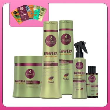 Imagem de Kit Fortalecimento Capilar Bananeira Haskell 500ml - Haskell Cosmético