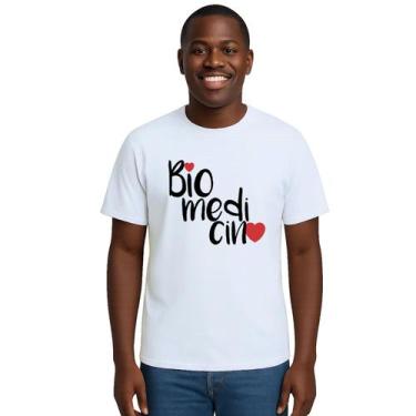 Imagem de Camiseta Biomedicina Universitária Estampa Personalizada - Use P4, Bra