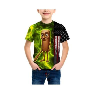 Imagem de Camisetas Infantis De Desenho Animado Para Meninos, Anime, Jogo De IA,