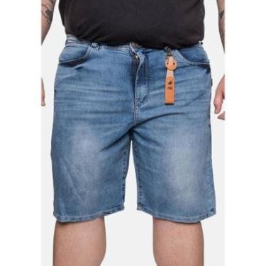 Imagem de Bermuda Onbongo Plus Size Jeans Slim Masculino-Masculino