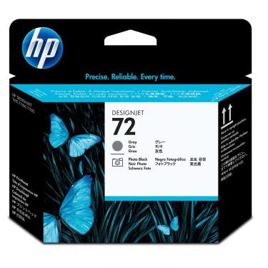 Imagem de Cabeça De Impressão Hp 72 C9380a Preto Cinza