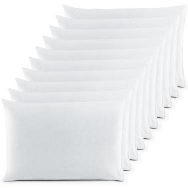 Imagem de Kit 10 Fronhas ( 5 Pares ) 100% Algodão 200 Fios Em Percal Travesseiro
