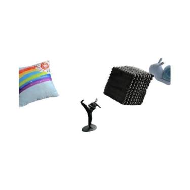 Imagem de Tapete De Brincar Infantil De Pelúcia Macia 30x30CM, Tapete De Quebra-