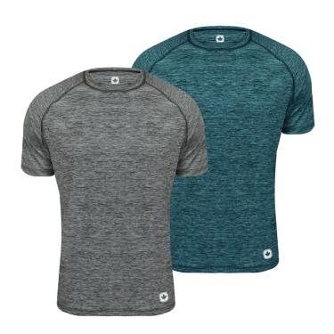 Imagem de Kit 2 Camisa Térmica Masculina Proteção Solar Segunda Pele Uv-Masculino