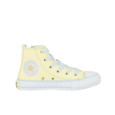 Imagem de Tênis Infantil  Side Zip Converse All star Amarelo-Unissex