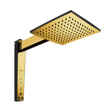 Imagem de Chuveiro Acqua Century Digital - Preto com Cromado - 220v 7800w