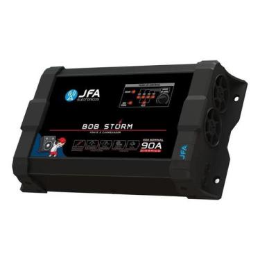 Imagem de Fonte Carregador Jfa Bob Storm 90a Bivolt Automático Cor Pre, Bivolt