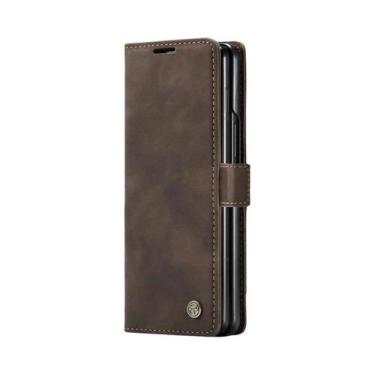 Imagem de Capa Carteira De Couro Com Suporte Para Cartões E Livro Para Samsung G