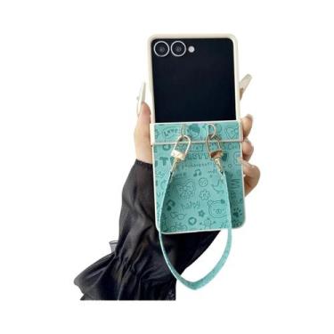 Imagem de Capa De Couro Com Desenho Animado Para Samsung Galaxy Z Flip 7 FE 6 5 