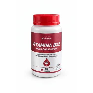 Imagem de Vitamina b12 em comprimidos mastigaveis 120 comprimidos - BIO VITAS, V