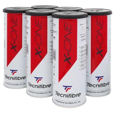 Imagem de Bola Tênis Tecnifibre X One 6 Tubos com 3 bolas Perfornance
