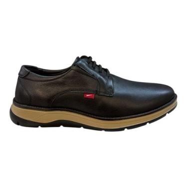 Imagem de Sapato Masculino Ferracini Fluence Casual Social Couro 5553-559G Preto