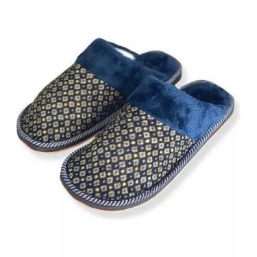 Imagem de Pantufa Chinelo Material Veludo Unissex Antiaderente Confortável Inver